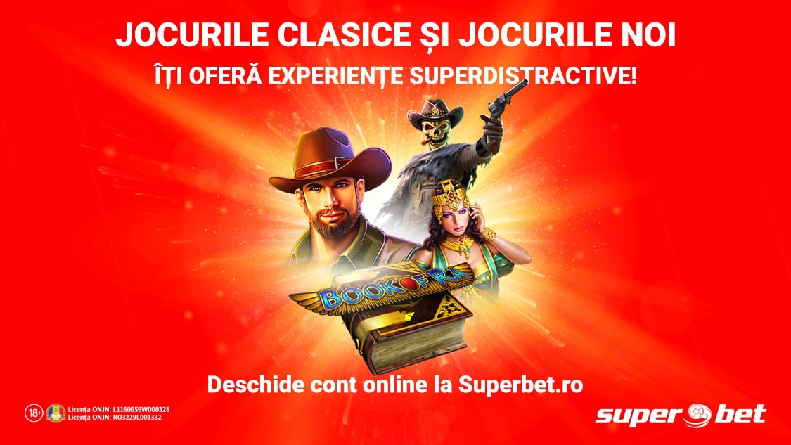 4 SuperJocuri de încercat azi în cazinoul online Superbet!