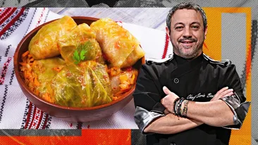 Rețeta de sarmale cu „solzișori a lui Sorin Bontea. Ingredientul secret folosit de celebrul chef
