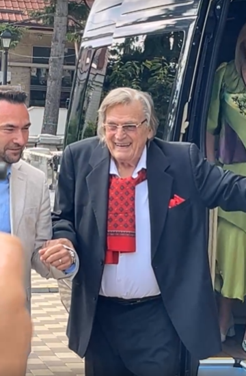 Cum arată Florin Piersic la 90 de ani? Actorul n-a renunțat la aparițiile publice