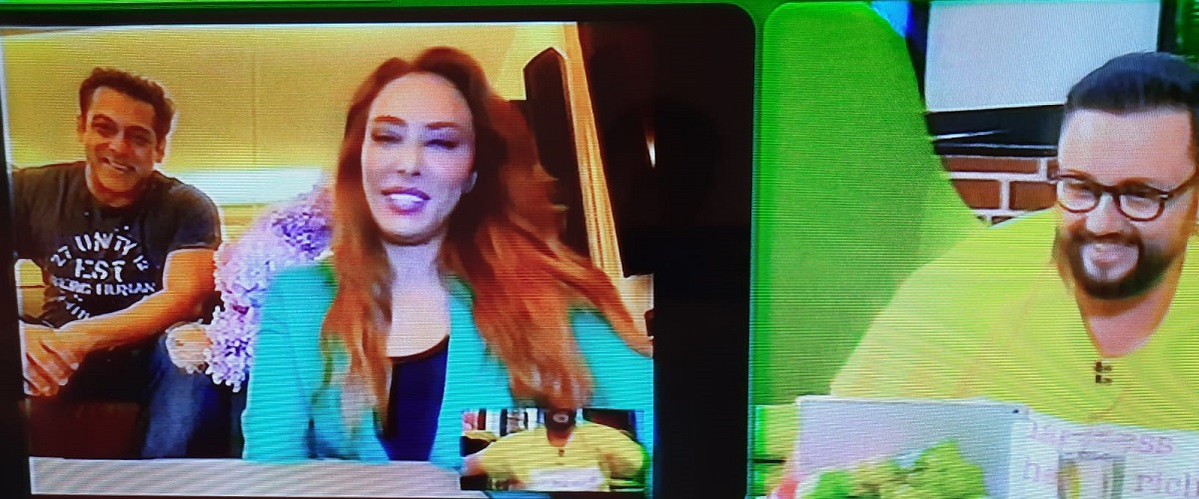 Iulia Vântur şi Salman Khan au apărut împreună la TV. Au vrut să se afle de la ei! Când vin în România | VIDEO
