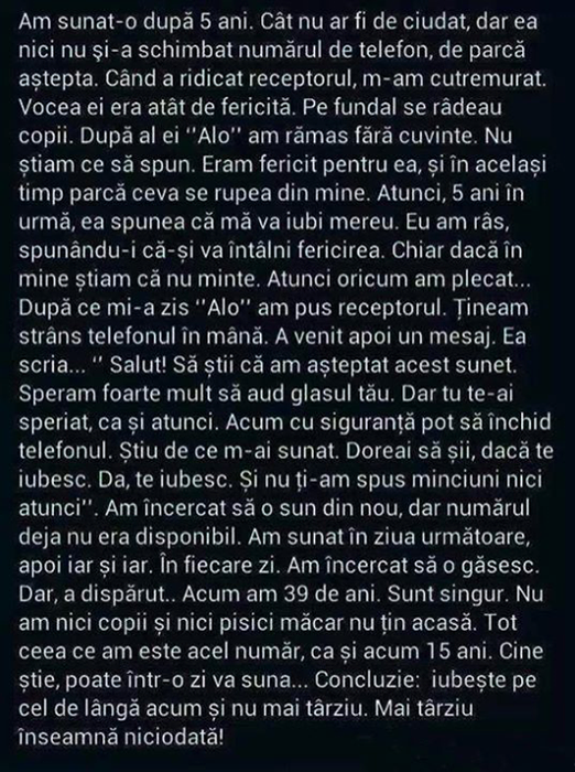 Izabela îl avertizează indirect pe fostul soţ că va fi prea târziu atunci când el îşi va dori să se întoarcă la ea.