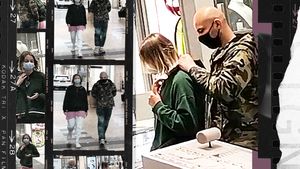 Alexandra Stan, cu “bodyuardul” la shopping. Cum am filmat-o pe “Faimoasă” în “jungla” din mall