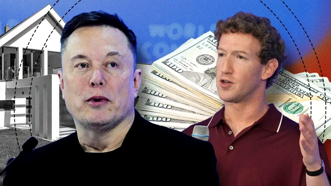 De ce și-au luat Elon Musk și Mark Zuckerberg vile de milioane de dolari prin credit ipotecar. Specialiștii spun că ideea ar putea fi una foarte bună