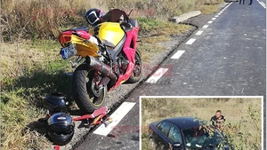 Accident în lanț, în Vaslui, iar totul a pornit de la o bomboană buclucașă