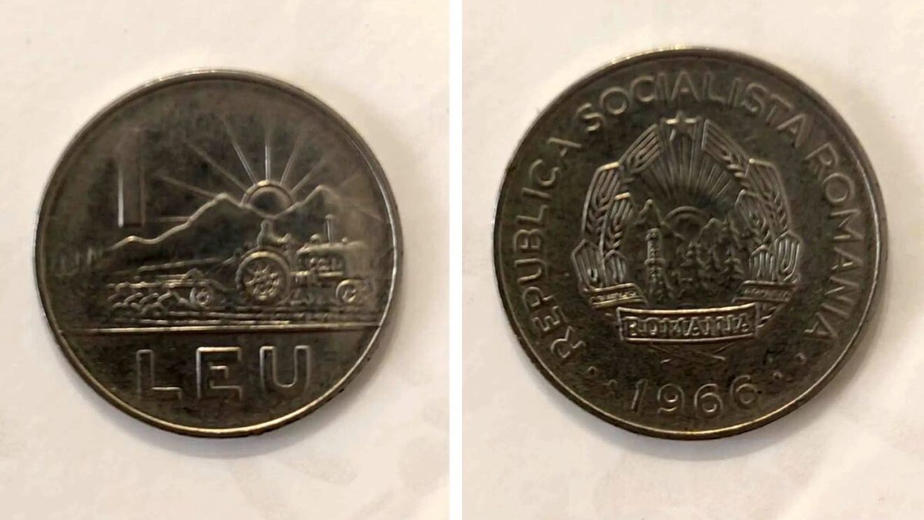 Mai ții minte moneda de 1 leu de pe vremea lui Nicolae Ceaușescu? Cu ce sumă de bani se vinde acum, în martie 2023