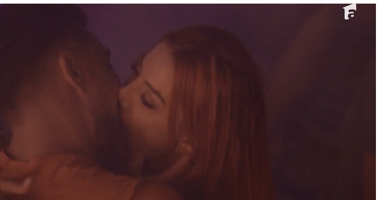 Claudiu și Anamaria, sărut pasional/foto: captură video