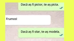 Bancul sfârșitului de mai | "Dacă aș fi olar, te-aș modela!"