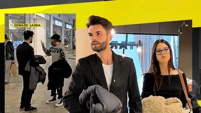 L-a luat pe sus pe Edward Sanda! Cleopatra Stratan a ieșit la cumpărături cu soțul ei, dar… Alertă în mall!