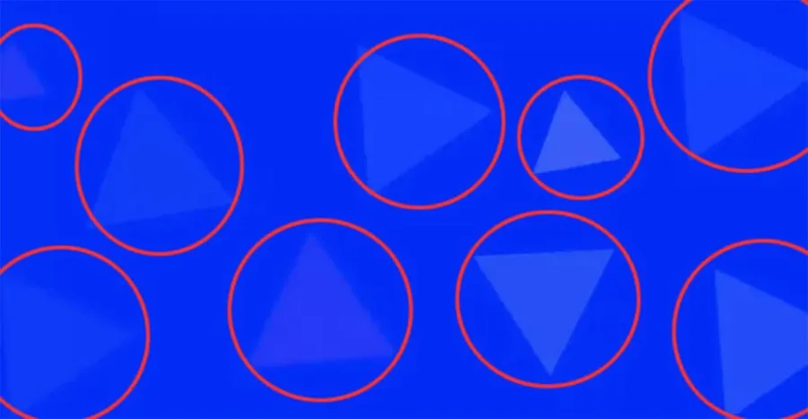 Iluzie optică virală | Câte triunghiuri vezi în această imagine, în total?