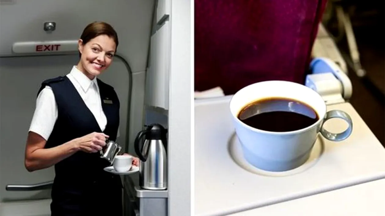 De ce nu trebuie să comanzi cafea în avion. O stewardesă a explicat motivul