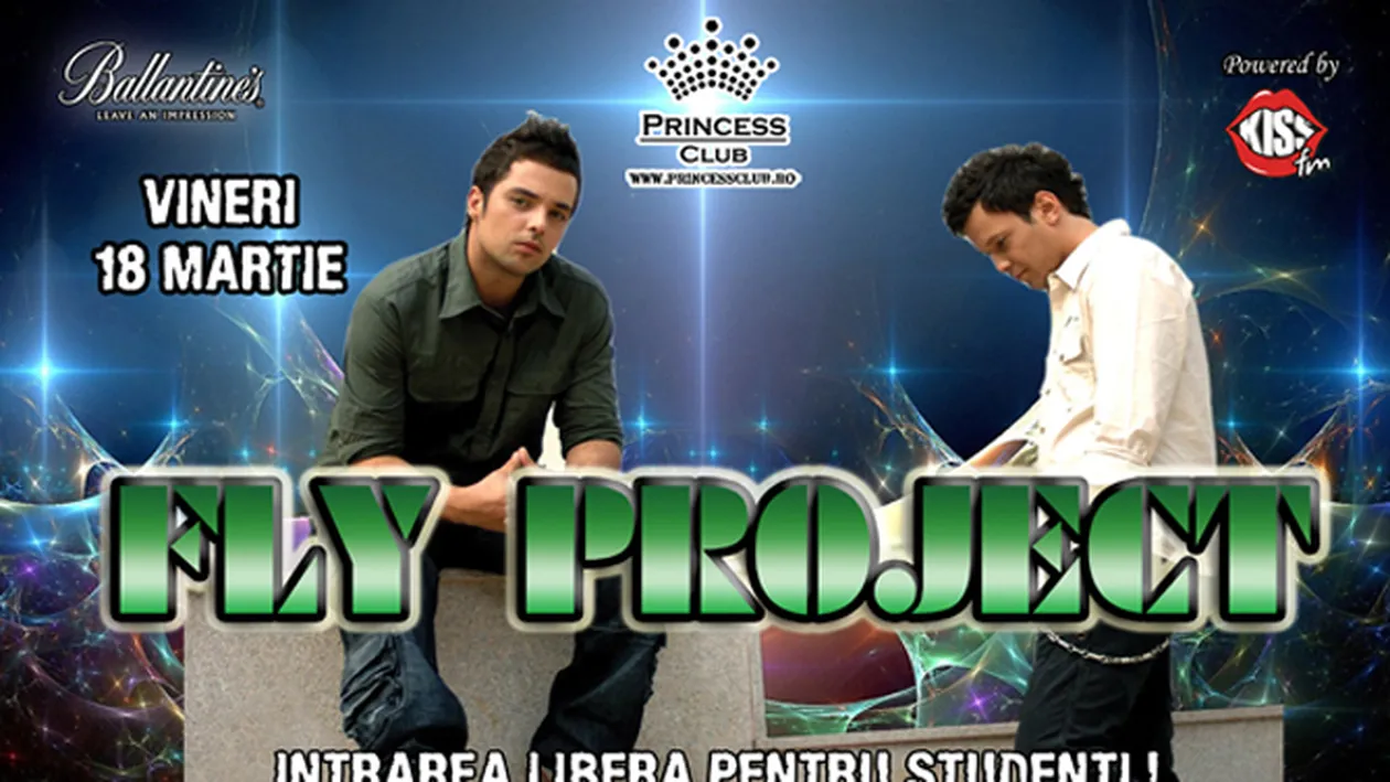 Fly Project canta live, in premiera, cel mai nou hit al sau, in club Princess!