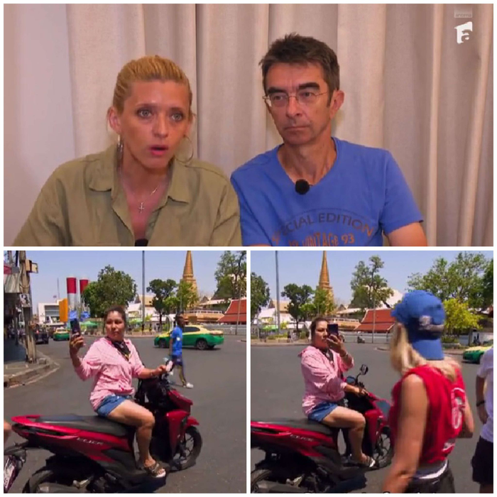 Panică pentru Oana Paraschiv și Mihai Găinușă la Asia Express. Foto: captură Antena 1