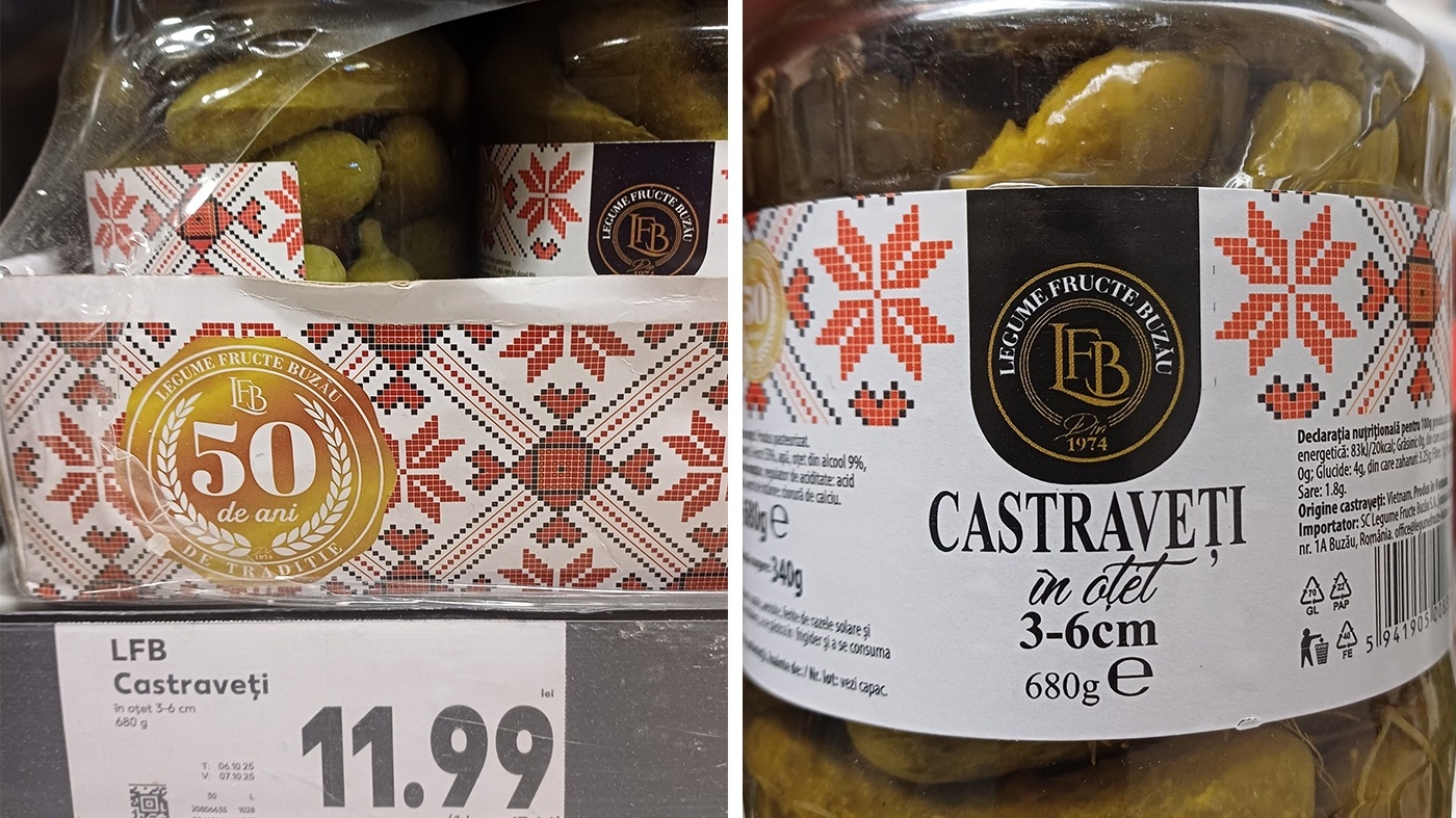 Din ce țară sunt, de fapt, castraveții murați "din Buzău" din supermarket-urile românești? Clienții au crezut că este o glumă!
