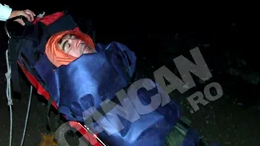 Salvat in ultima clipa! Un bucurestean cu picioarele putrezite, blocat in varf de munte!