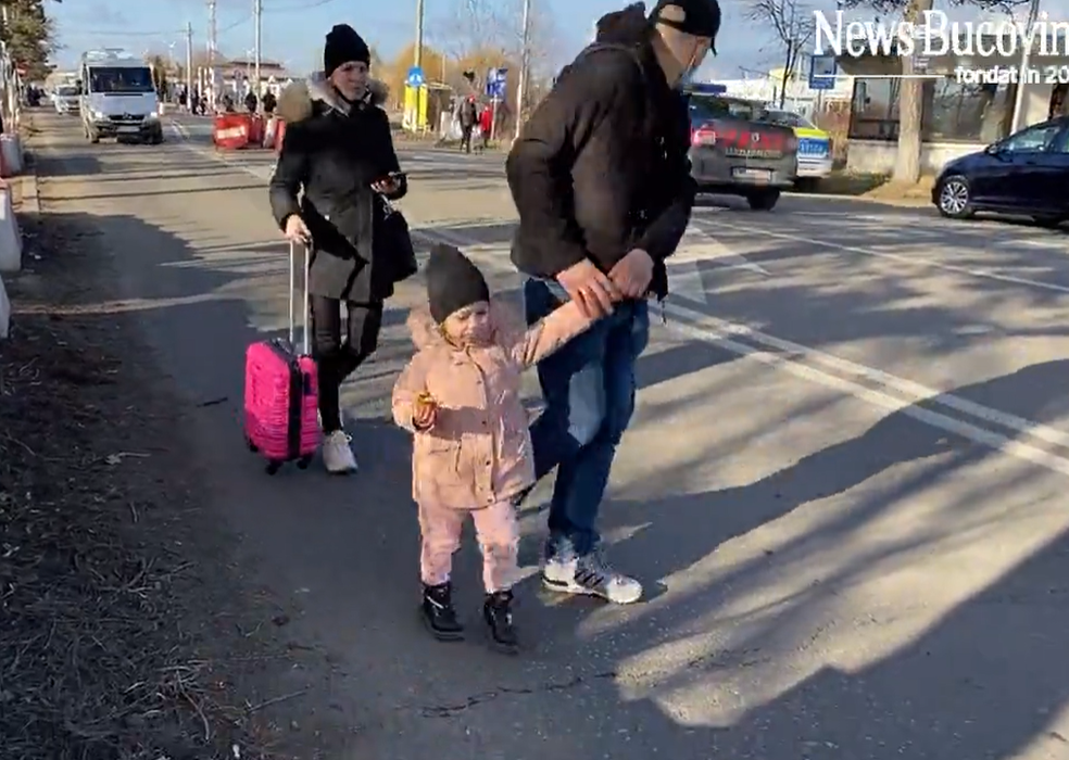 Gestul emoționant făcut de români pentru refugiații ucrainieni care trec vama Siret