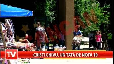 Cristi Chivu, un tata de nota 10