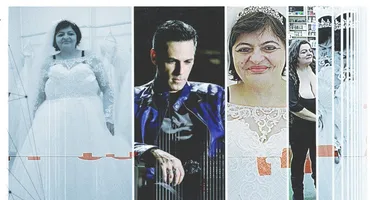 Primele imagini cu  Gina ”Frânge-inimi” în rochie de mireasă