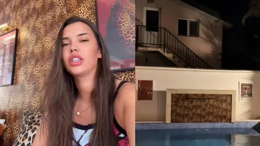 Andra Volos și-a amenajat o terasă inedită, inspirație animal print. Reacțiile internauților