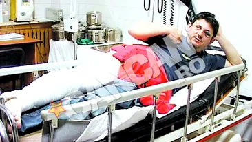 Un gorjean a fost bagat in spital fiindca nevasta lui conducea masina prea incet! Batut mar de jandarmi in trafic