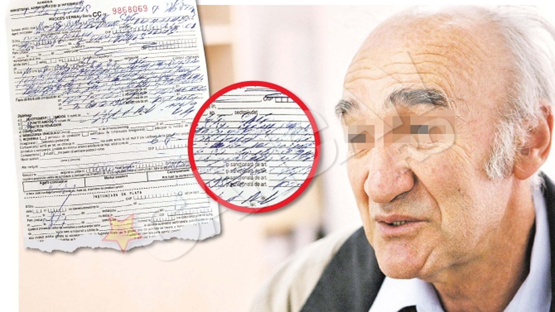 Timisoreanul Ovidiu Schiopu nu poate achita o amenda fiindca angajatele Postei nu descifreaza procesul-verbal! A dat un politist in judecata pentru ca i-a scris urat amenda