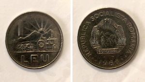 Mai ții minte moneda de 1 leu de pe vremea lui Nicolae Ceaușescu? Cu ce sumă de bani se vinde acum, în martie 2023