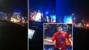Tenismenul Marius Rădoi a murit într-un accident la vârsta de 19 ani. Fiul adjunctului IPJ Olt era singur în mașină | VIDEO