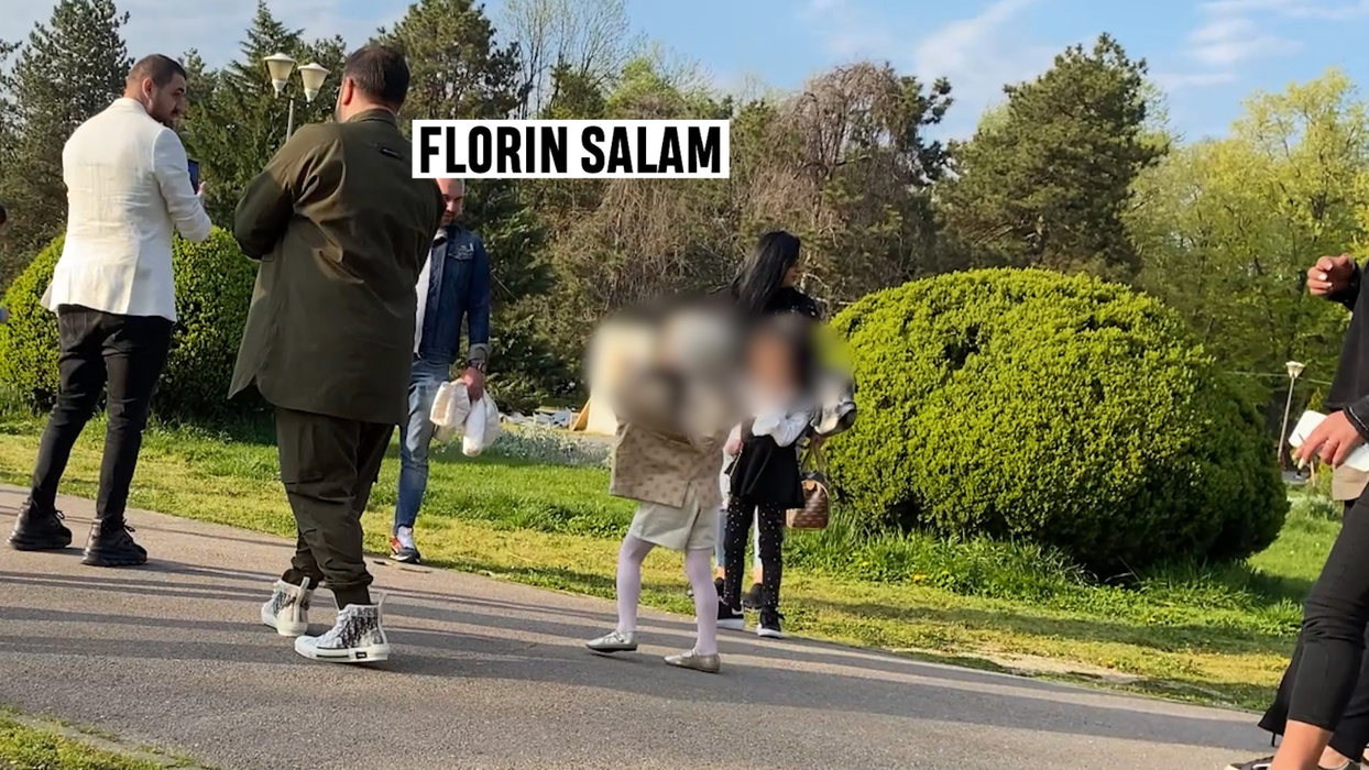 ”Majestatea Sa”, Florin Salam, a făcut baie de mulțime în Herăstrău, de Florii