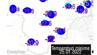 Meteorologii Accuweather, anunţ alarmant! Se întorc ninsorile de la 1 februarie. Record de temperaturi negative