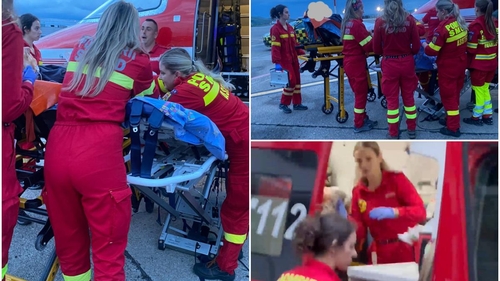 Primele imagini cu Florin Piersic transportat la Institutul Matei Balș din Capitală cu un avion SMURD, care se afla în Ungaria pentru un exerciţiu NATO