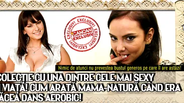 Imagini de colectie cu una dintre cele mai sexy romance in viata! Cum arata Mama-Natura cand era minora si facea dans aerobic!