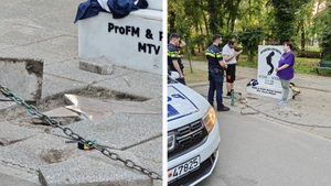 Monumentul lui Michael Jackson din Herăstrău, VANDALIZAT! Autoritățile au fost imediat sesizate