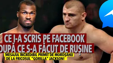 Mesajul incredibil primit de Morosanu de la fricosul Gorilla Jackson! Ce i-a scris pe Facebook dupa ce s-a facut de rusine