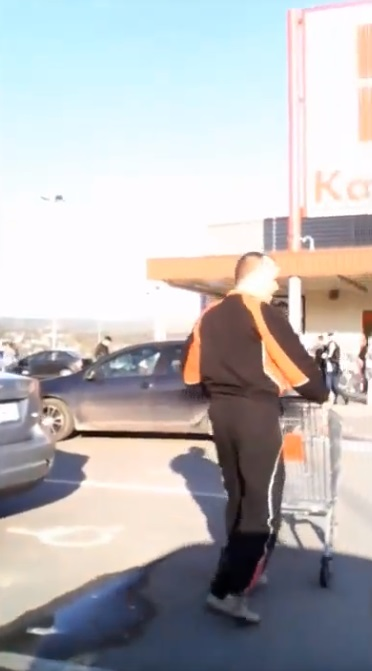 Polițistul, la momentul filmării incriminate
