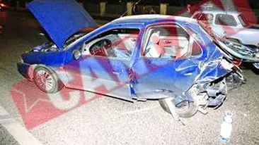 Un BMW si un Ford s-au facut praf pe DN1