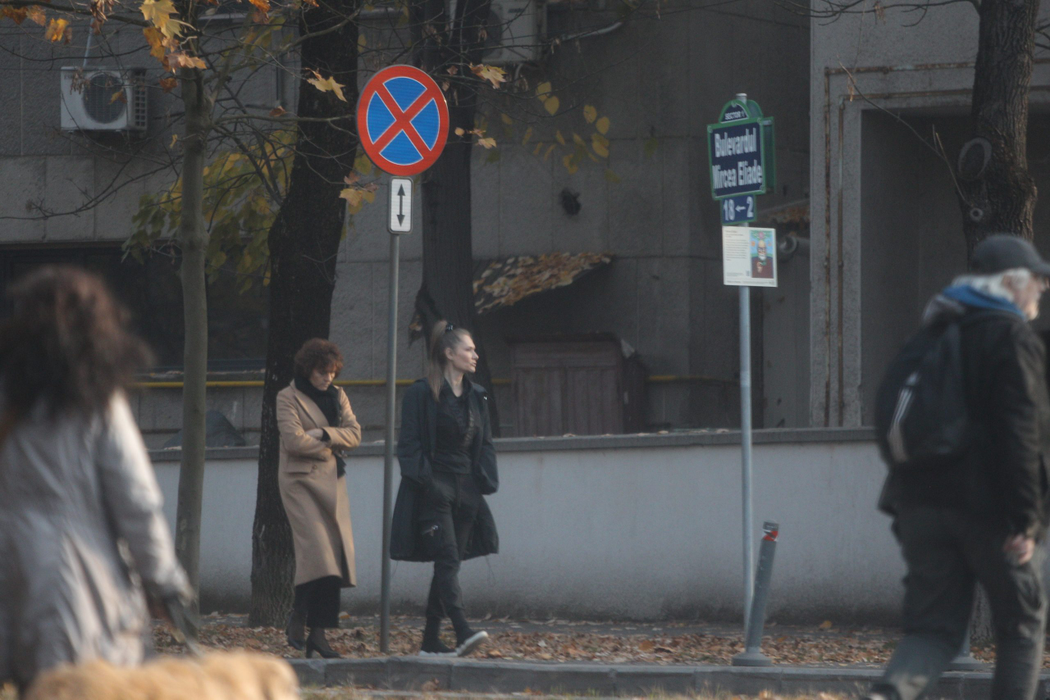 Romanița Iovan, iubitul ei și o prietenă comună au luat la pas aleile din jurul parcului Herăstrău