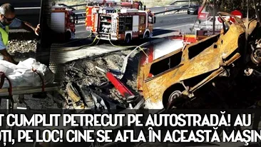 Accident rutier foarte grav in Spania. Opt romani au murit, dupa ce masina in care se aflau a fost lovita de un camion