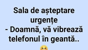 BANCUL ZILEI | "Doamnă, vă vibrează telefonul în geantă"