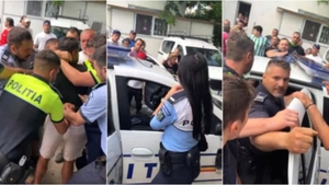 Scandal în Ferentari. Tineri încătușați și sute de oameni ieșiți în stradă