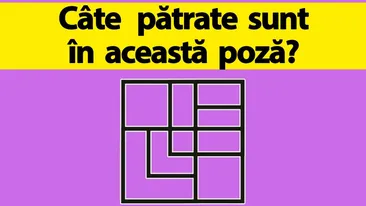 TEST IQ | Câte pătrate sunt în această imagine, în total?