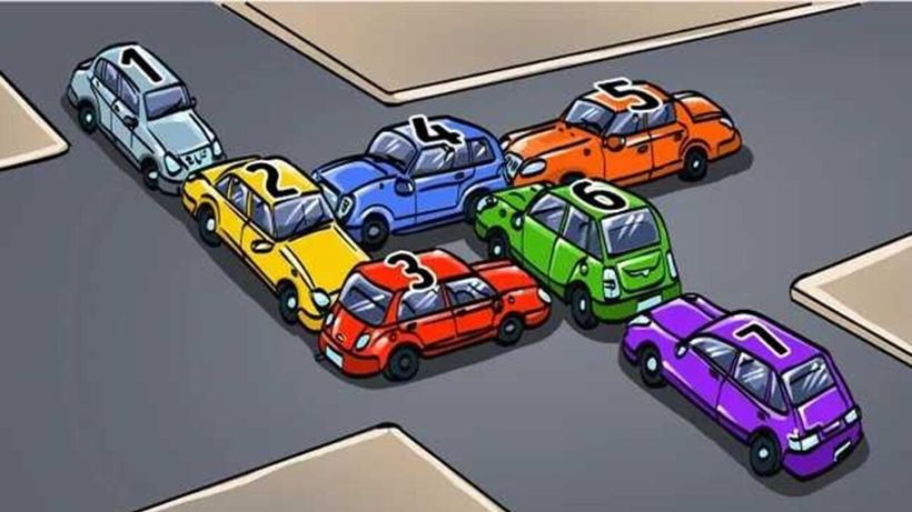 Test de inteligență pentru genii | Eliberați o singură mașină pentru a fluidiza întregul trafic