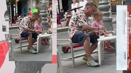 Cum l-am surprins pe Codin Maticiuc, alături de micuța Smaranda, în oraș