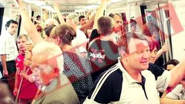 O garnitura de metrou s-a defectat in statia Obor