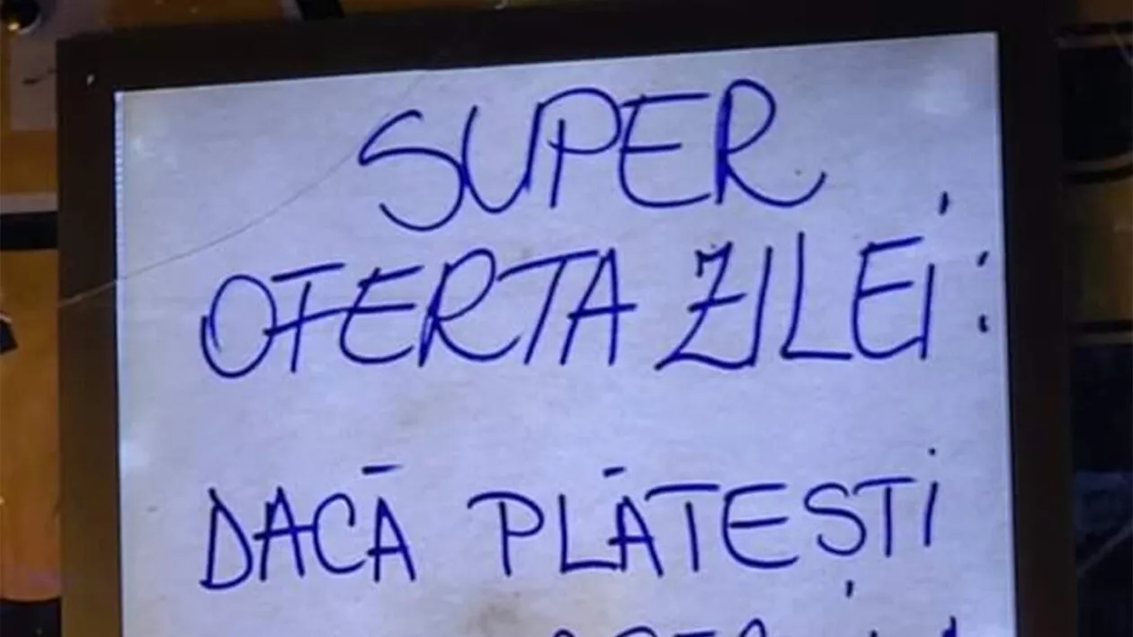 Bancul de weekend | Super-Oferta zilei: Dacă plătești un burger la..