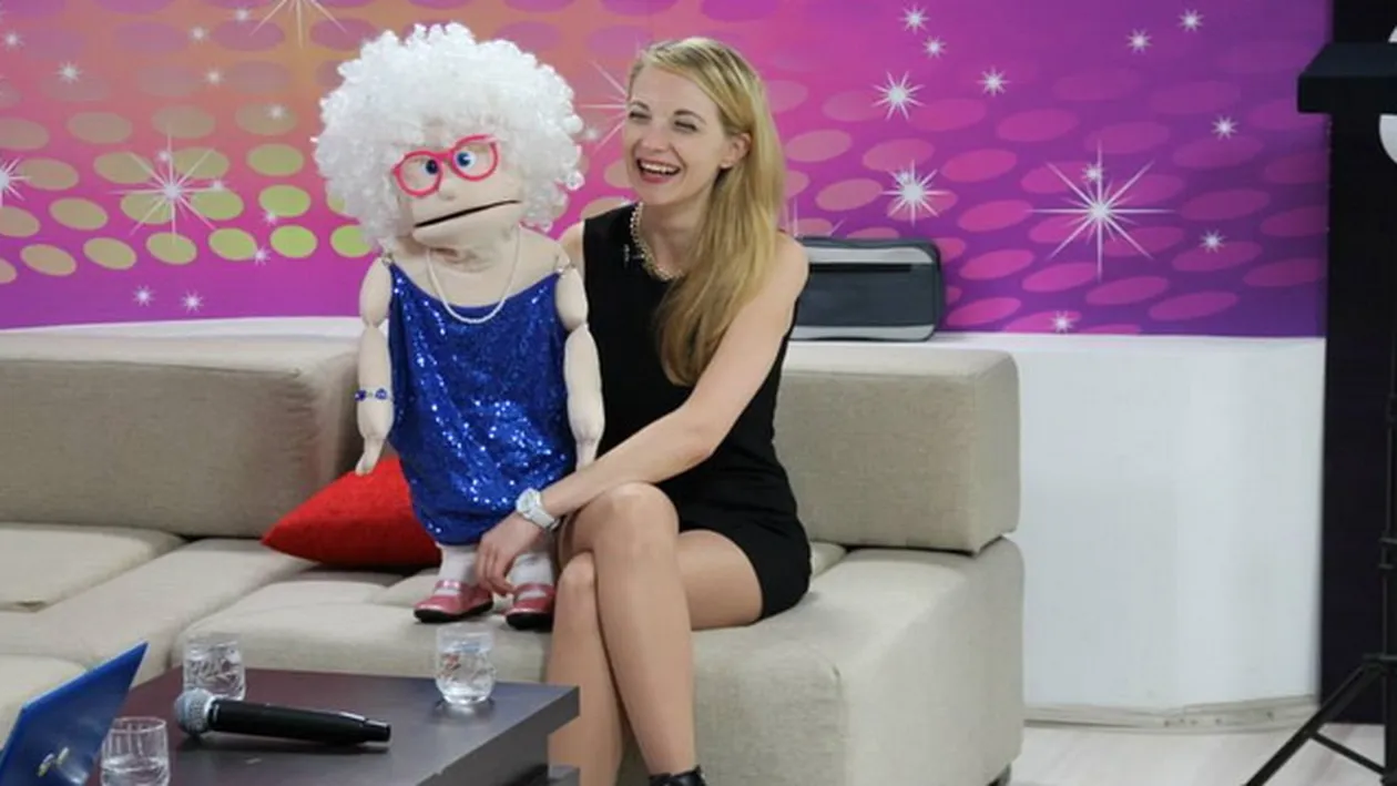 Crina, ventrilocul de la “Romanii au talent” i-a gasit “bunicutei-sexy” un amant betiv!