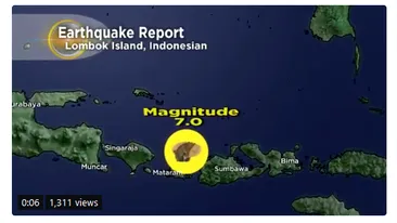 Cutremur de 7 grade pe scara Richter în Indonezia. A fost emisă o avertizare de tsunami