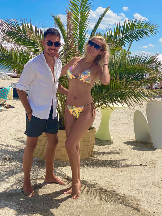 Armin Nicoară și Claudia Puican vor să facă nuntă mare pe stadion / Sursă foto: Facebook