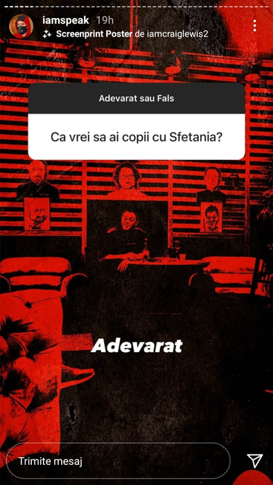 Speak și Ștefania își doresc să devină părinți