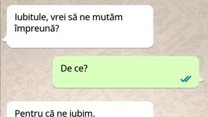 BANCUL ZILEI | "Iubitule, vrei să ne mutăm împreună?"