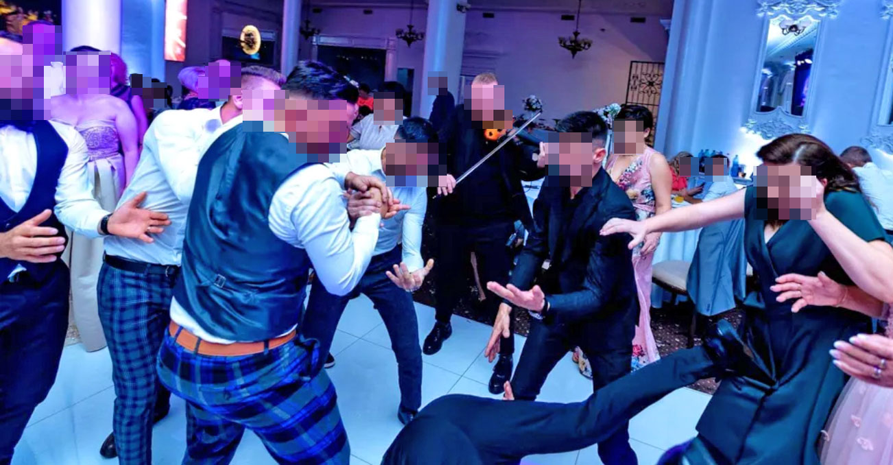 Invitații au rămas șocați de scena ireală care s-a petrecut chiar sub ochii lor foto: arhivă personală