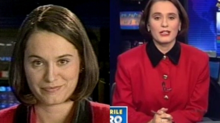 Cine i-a făcut Andreei Esca celebrul sacou roşu din prima transmisie PRO TV cu „Bună ziua, România, bună ziua, București”. E un designer celebru. VIDEO